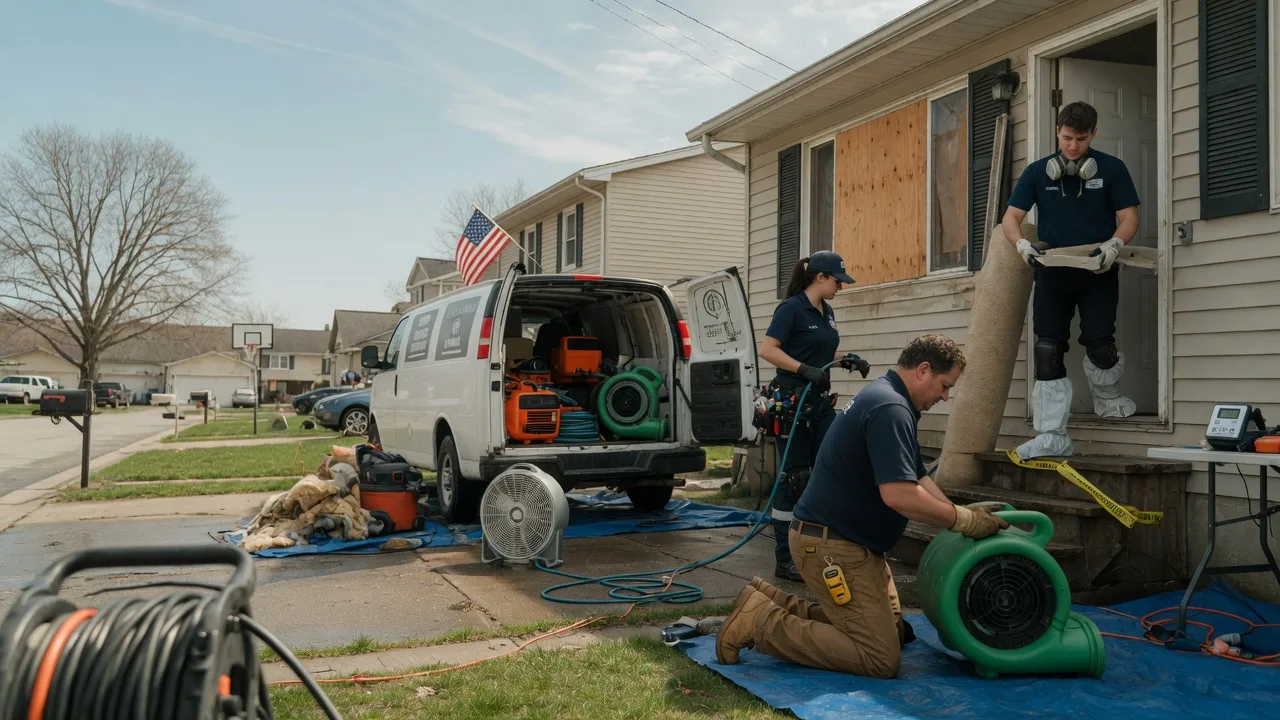 Water Damage Restoration in Island, KY near me